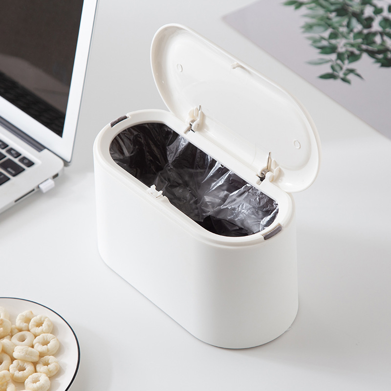 Mini Trash Can with Lid 17
