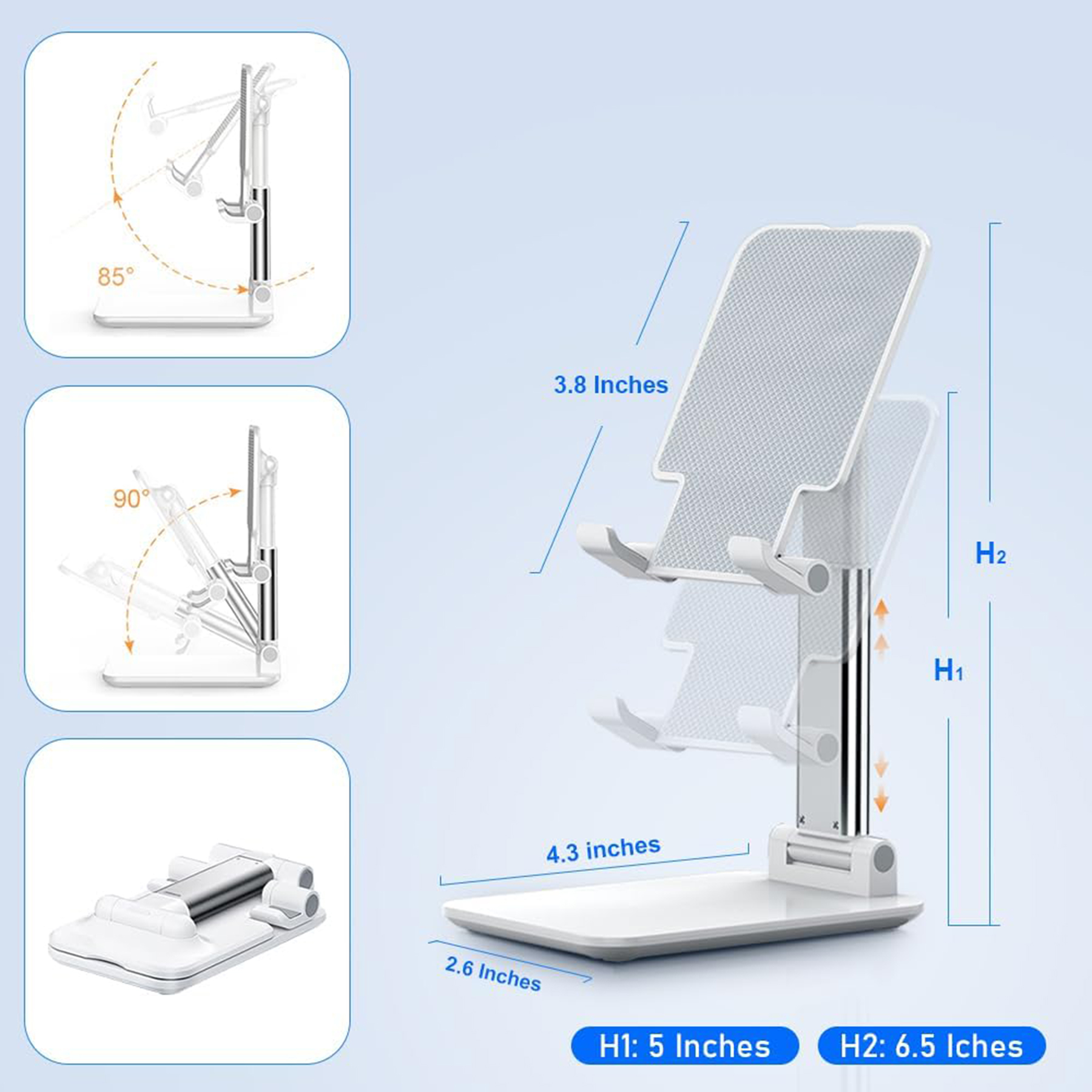 Adjustable Foldable Phone Stand Holder 1