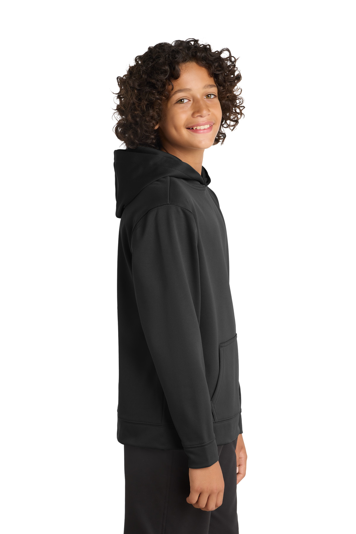 Sport-Tek Youth Sport-Wick Fleece Hooded Pullover. YST244 2