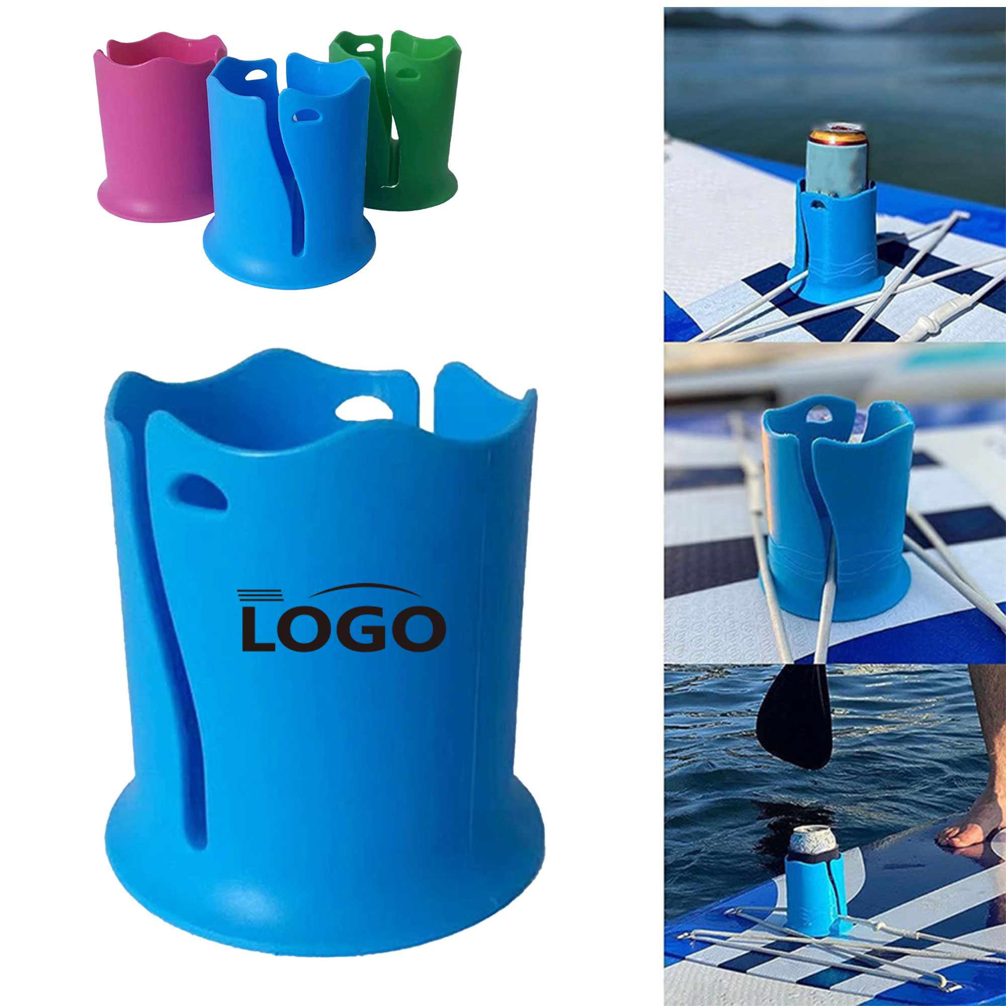 Surfboard Drink Caddy Polypropylene Cup Holder 3