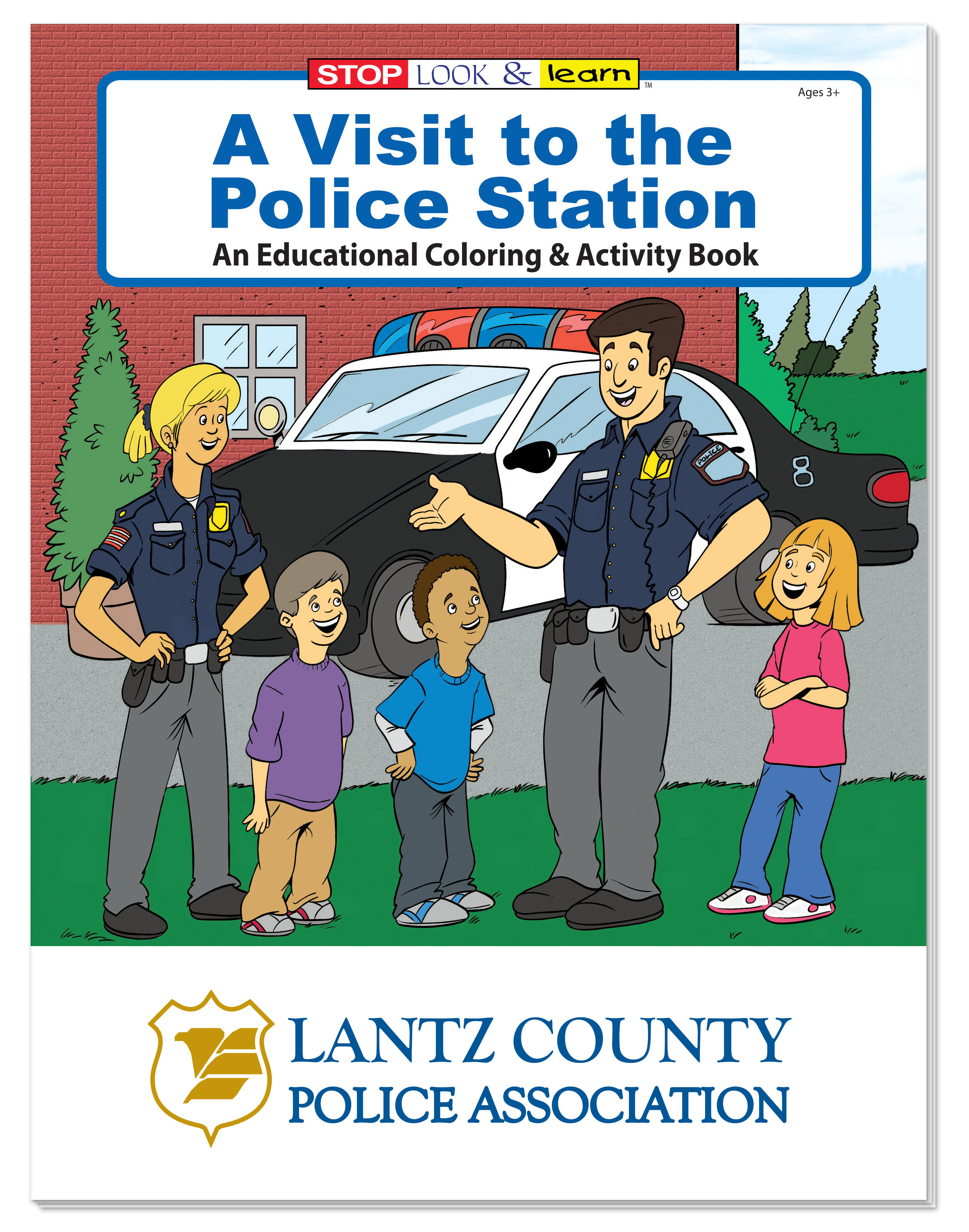 Coloring Book: A Visit to the Police Station 1