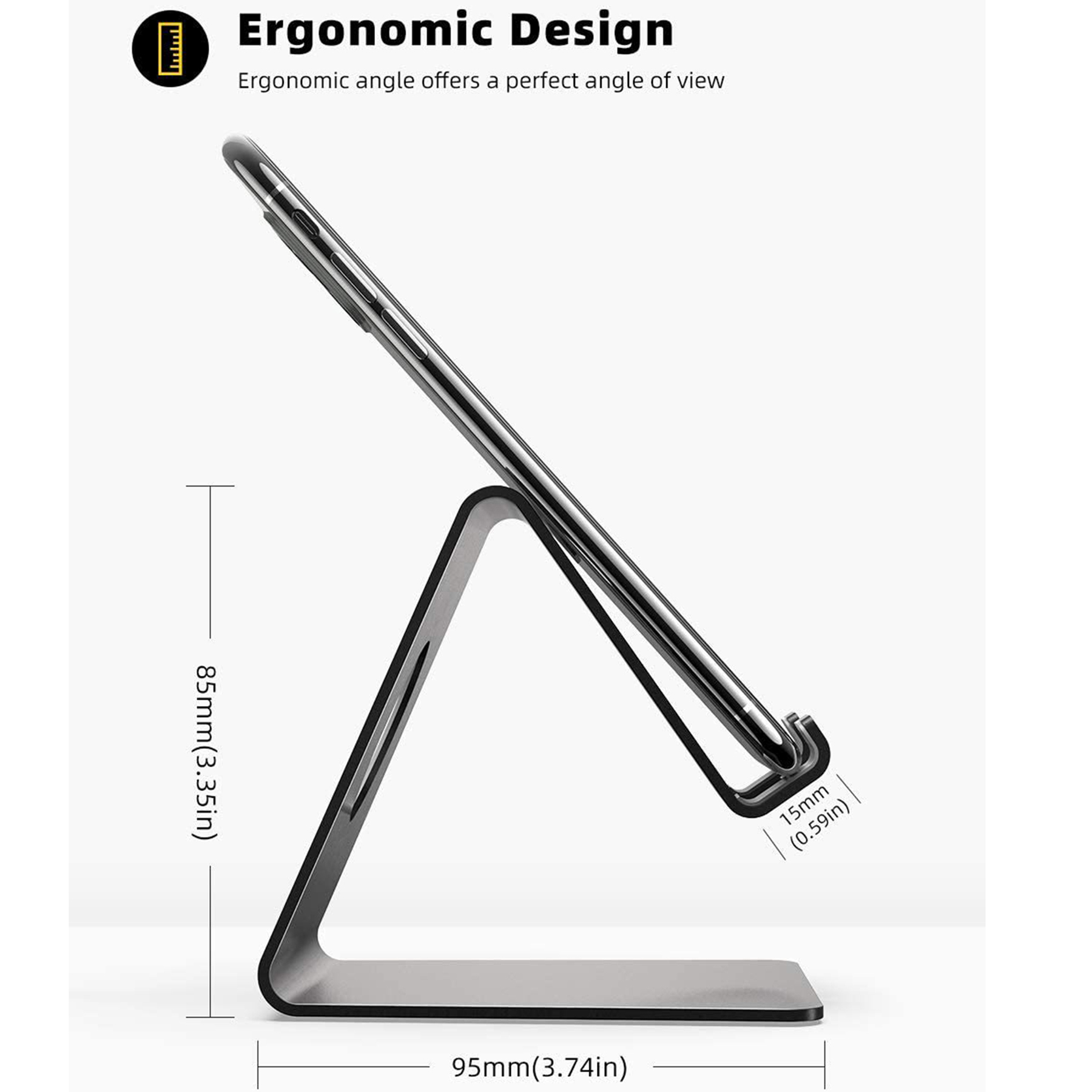 Aluminum Smart Phone Table Stand 2
