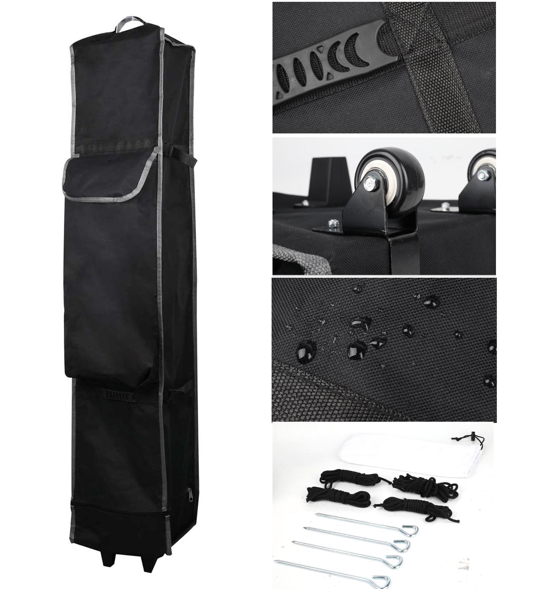10x10' Deluxe 50mm Hex Aluminum Frame w/Dye Sublimation Canopy 6