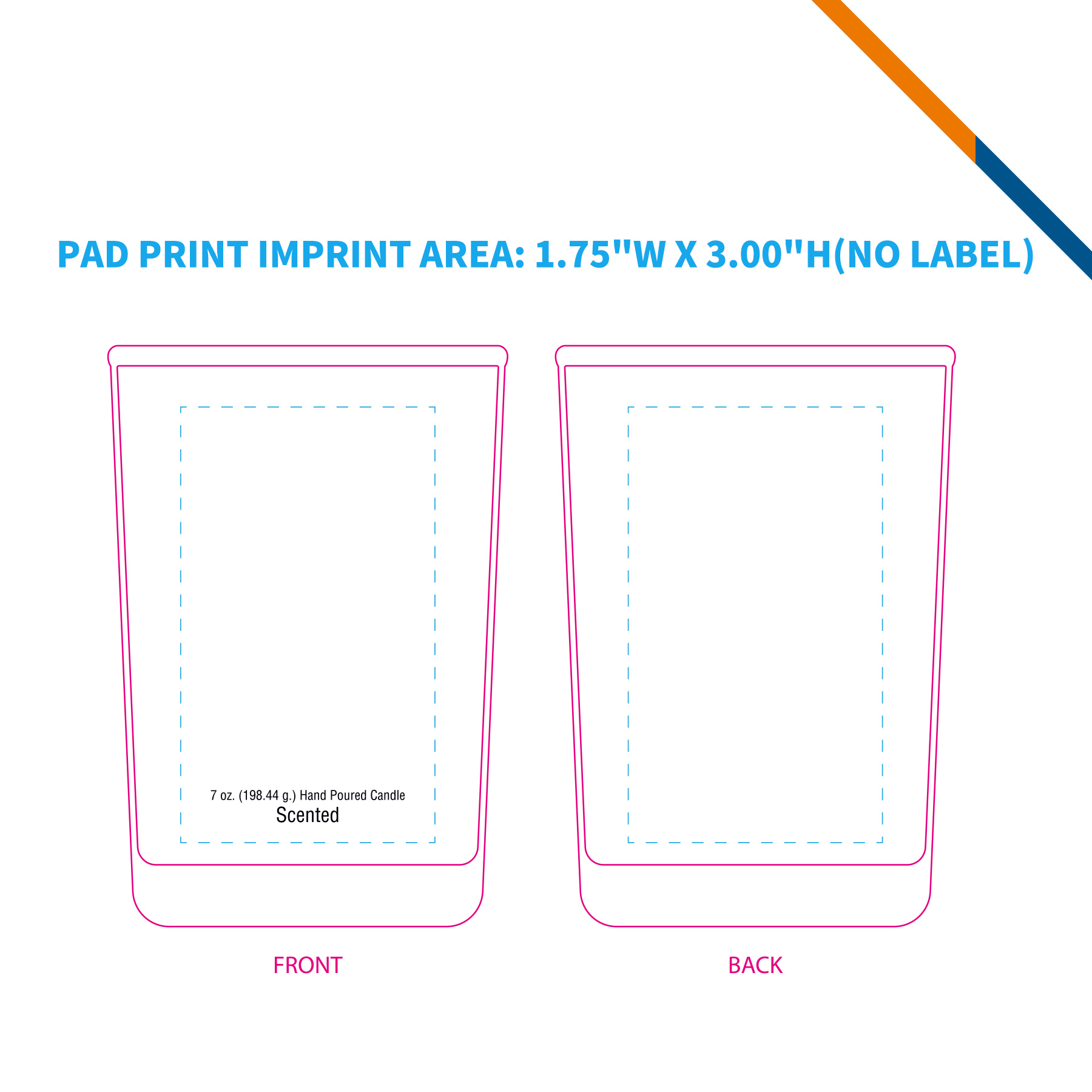 Zia Cardboard Gift Box Scented Tumbler Candle - 8 OZ. 6