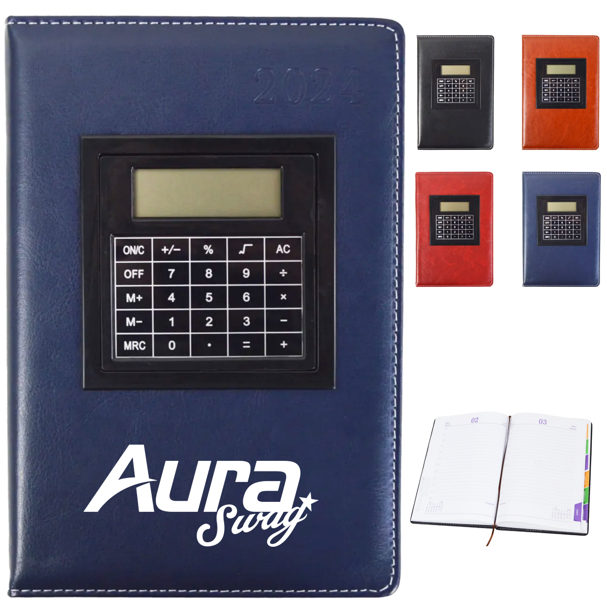 A4 Professional Planner Notebook with Integrated Calculator 6