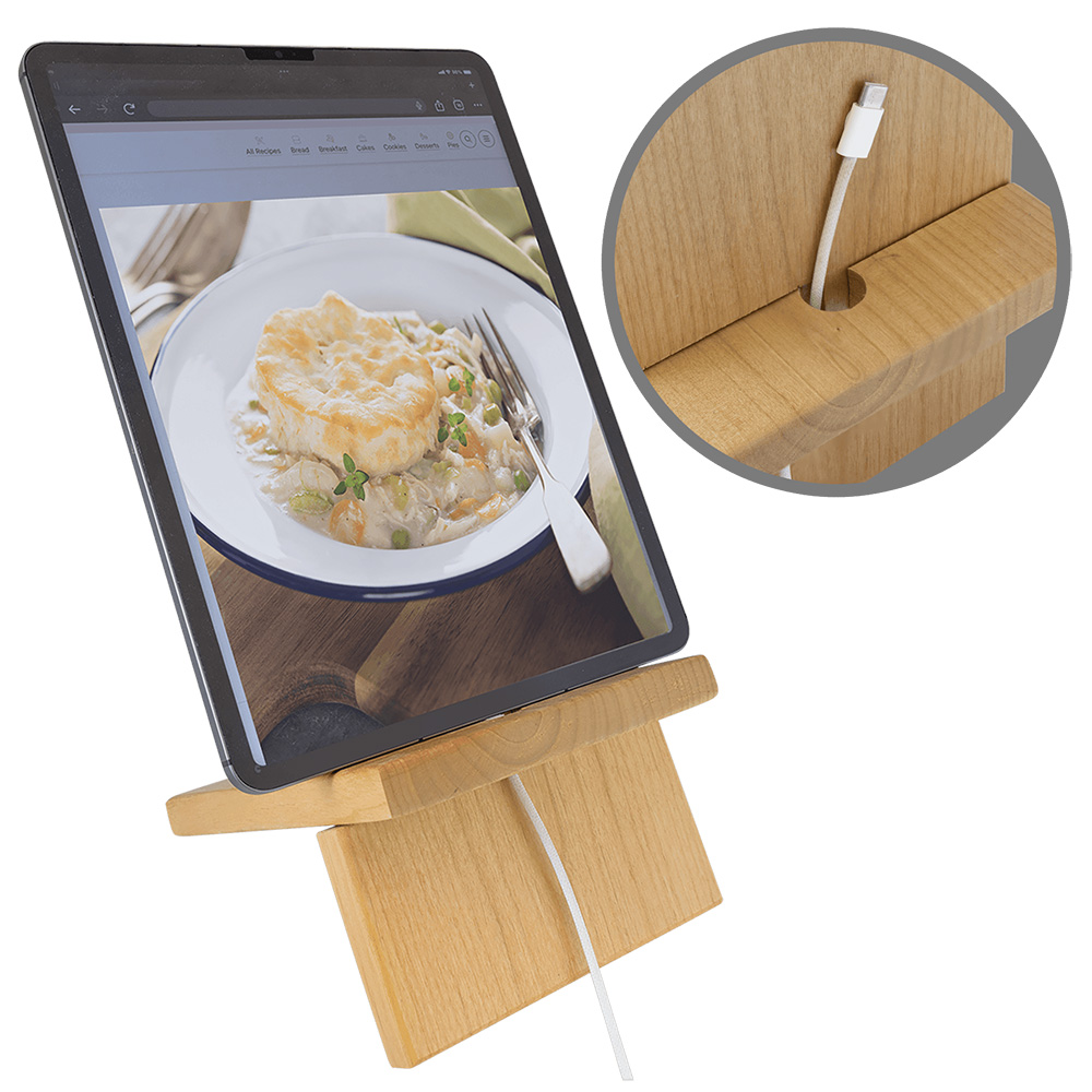 6" x 12" Red Alder Cell Phone/iPad Easel 7