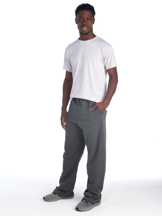 JERZEES NuBlend® Pocketed Open-Bottom Sweatpants 5