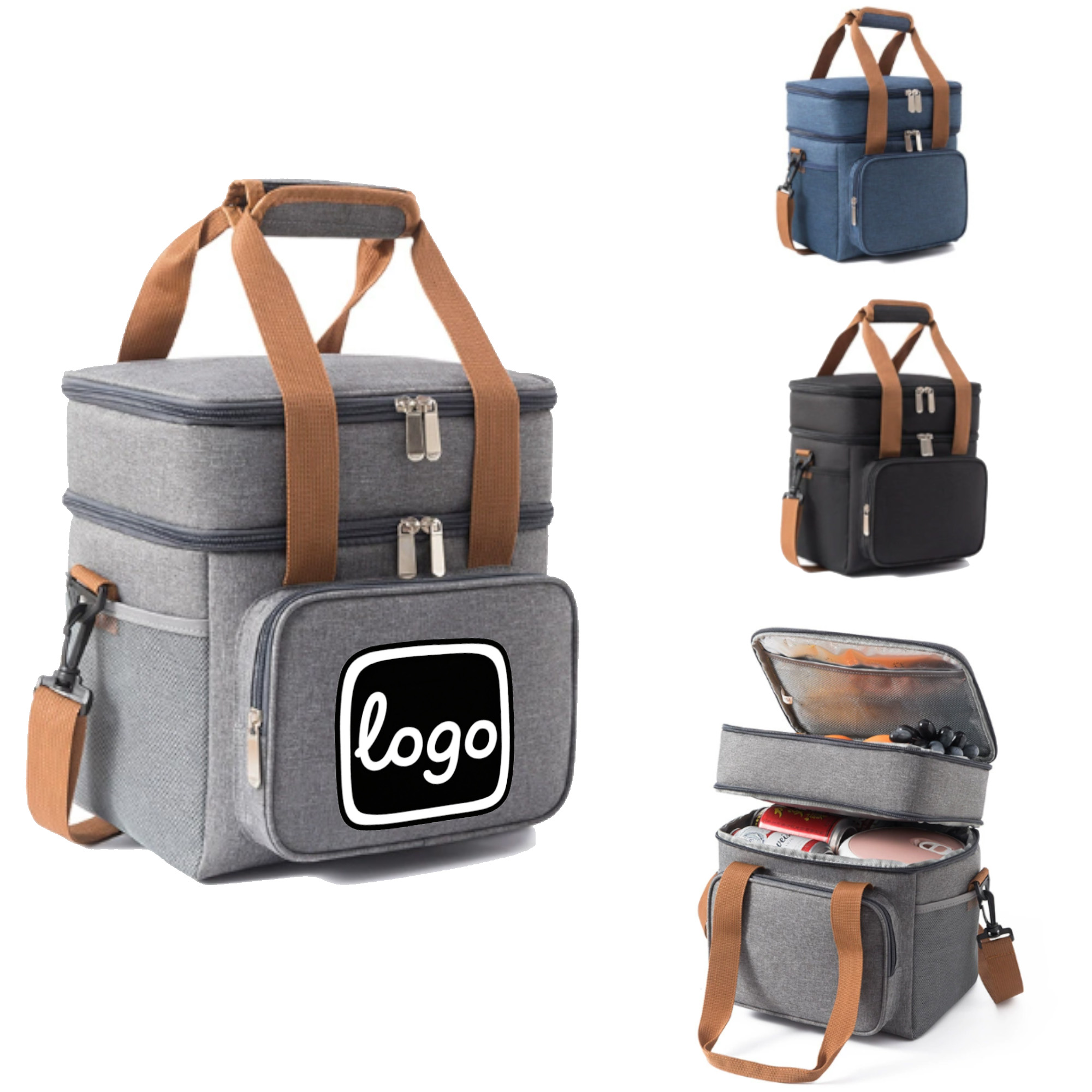 10L Double Layer Insulated Cooler Bag 6