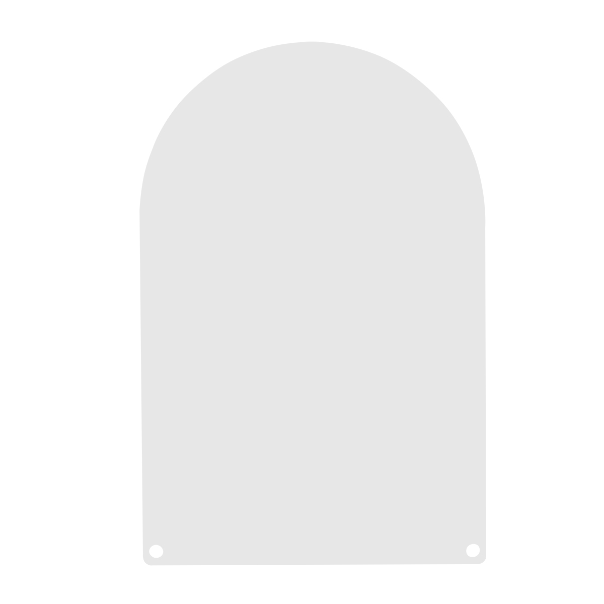 Acrylic Award - Arch Rectangle 10" 6