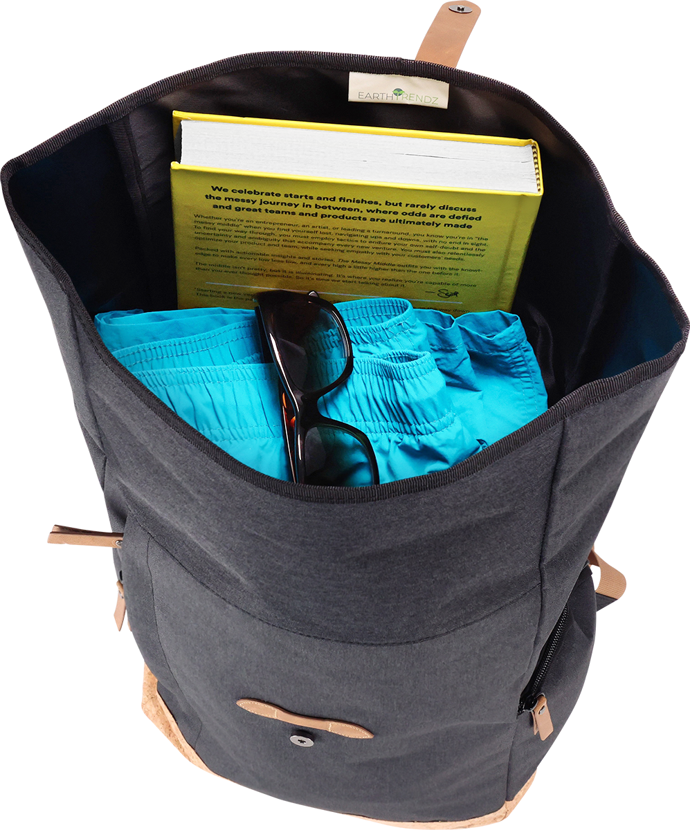 EarthTrendz™ rPET Rolltop Backpack 5