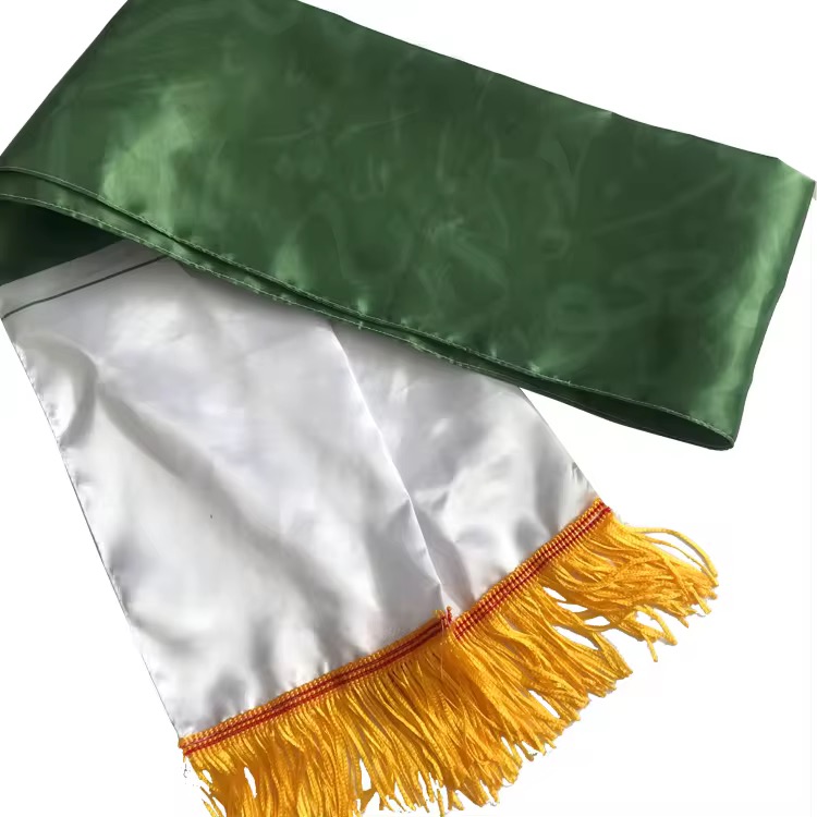 MOQ 20 pcs Cheap Satin Soccer Fans Scarf 2
