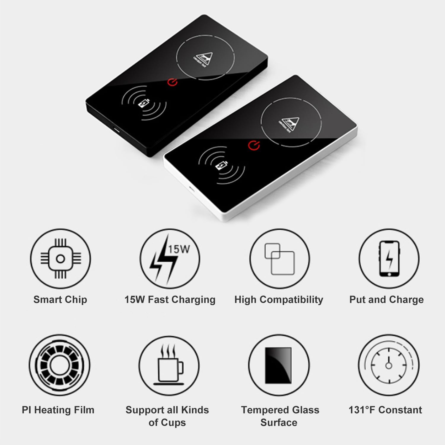 Wireless Fast Charge Smart Coffee Mug Warmer 6