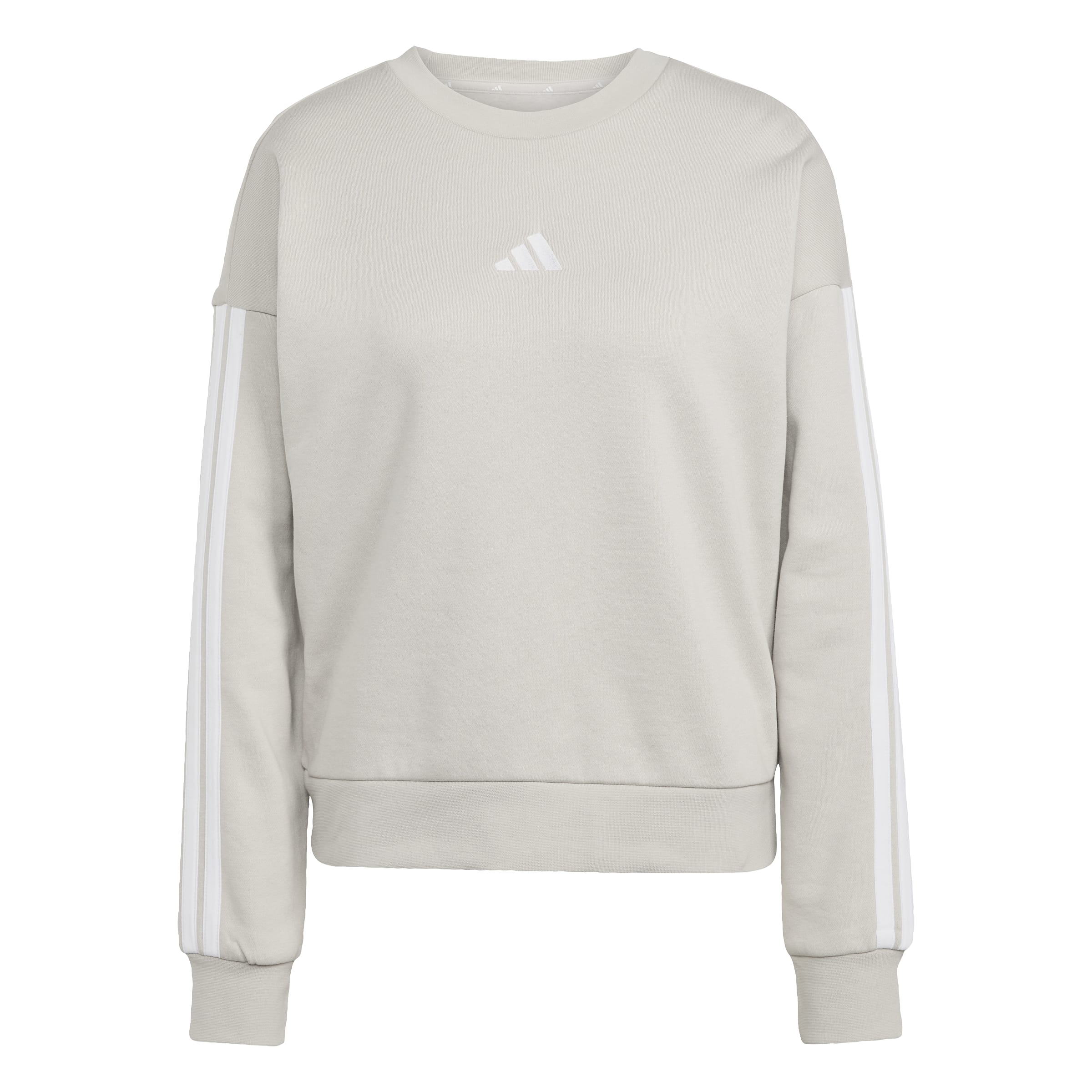 Essentials 3-Stripes Fleece Sweatshirt, custom hoodie or sweatshirt with logo imprint 3