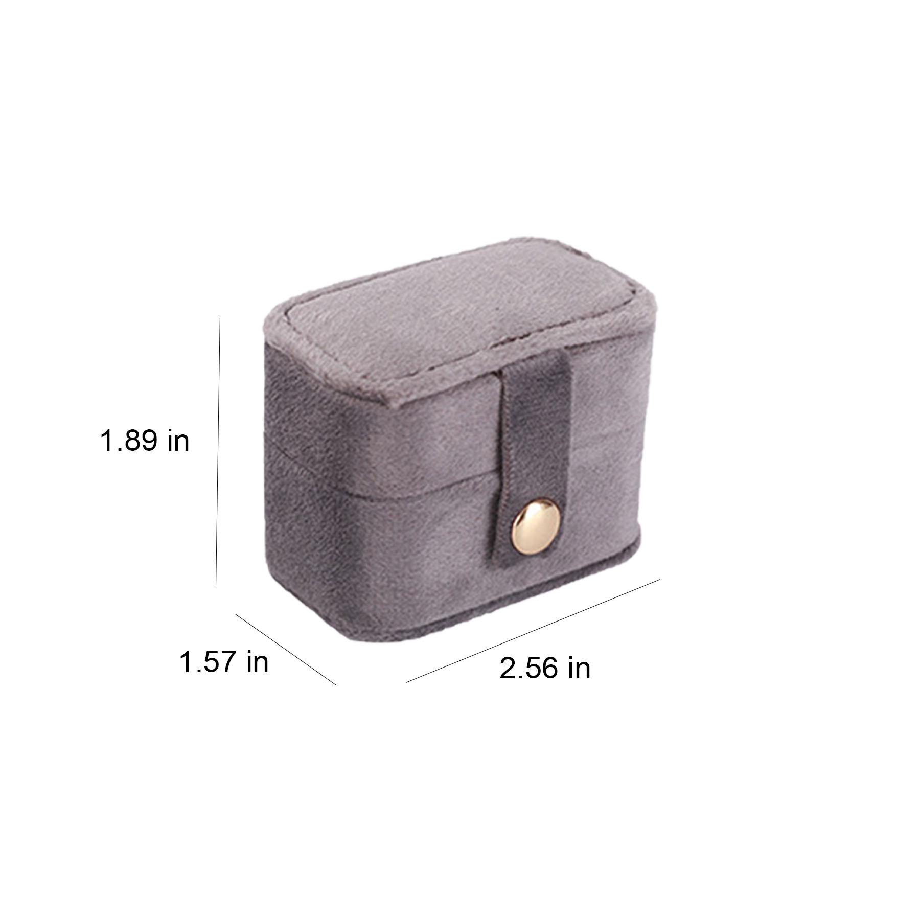 Mini Portable Velvet Jewelry Box 3