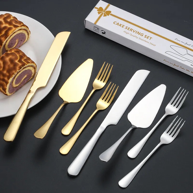 Wholesale Personalized Cake Knife and Server Set 11