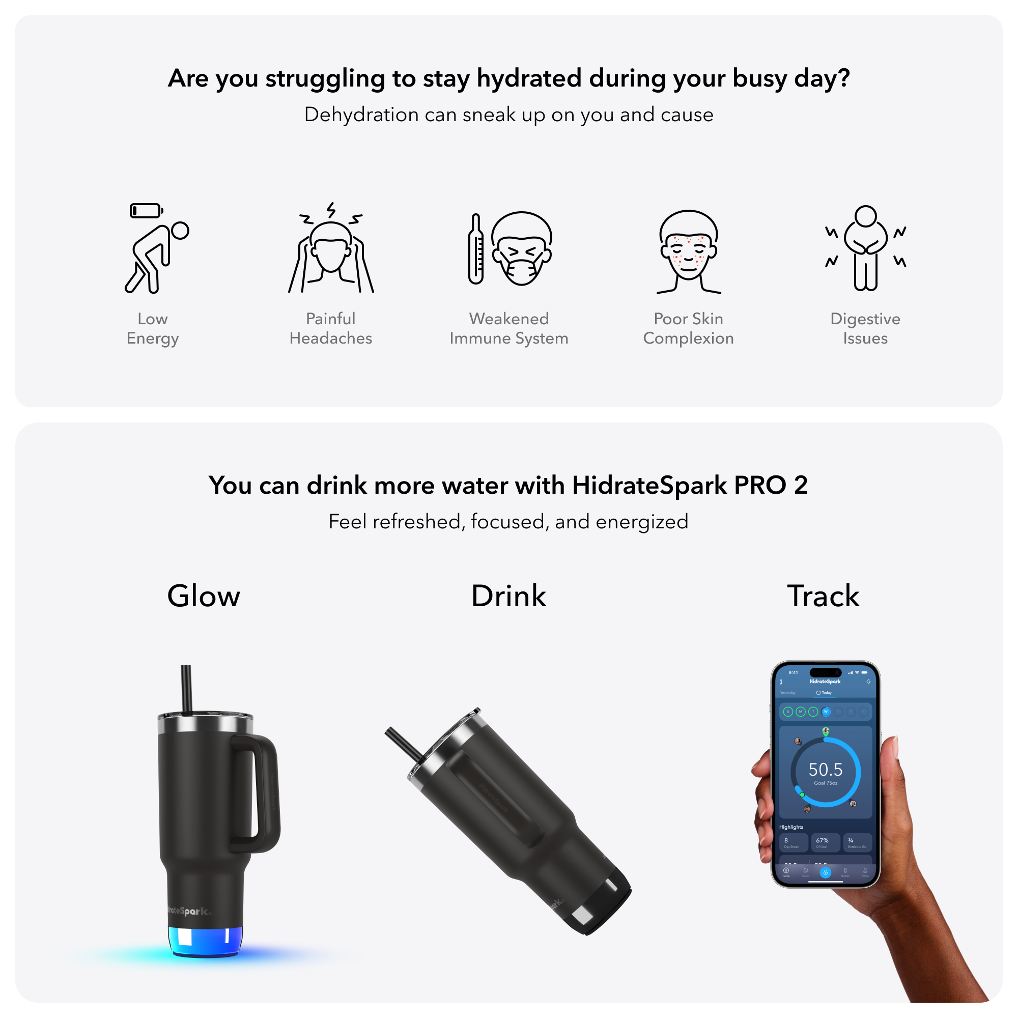 HidrateSpark® 30 oz. PRO 2 Tumbler, Premium 13