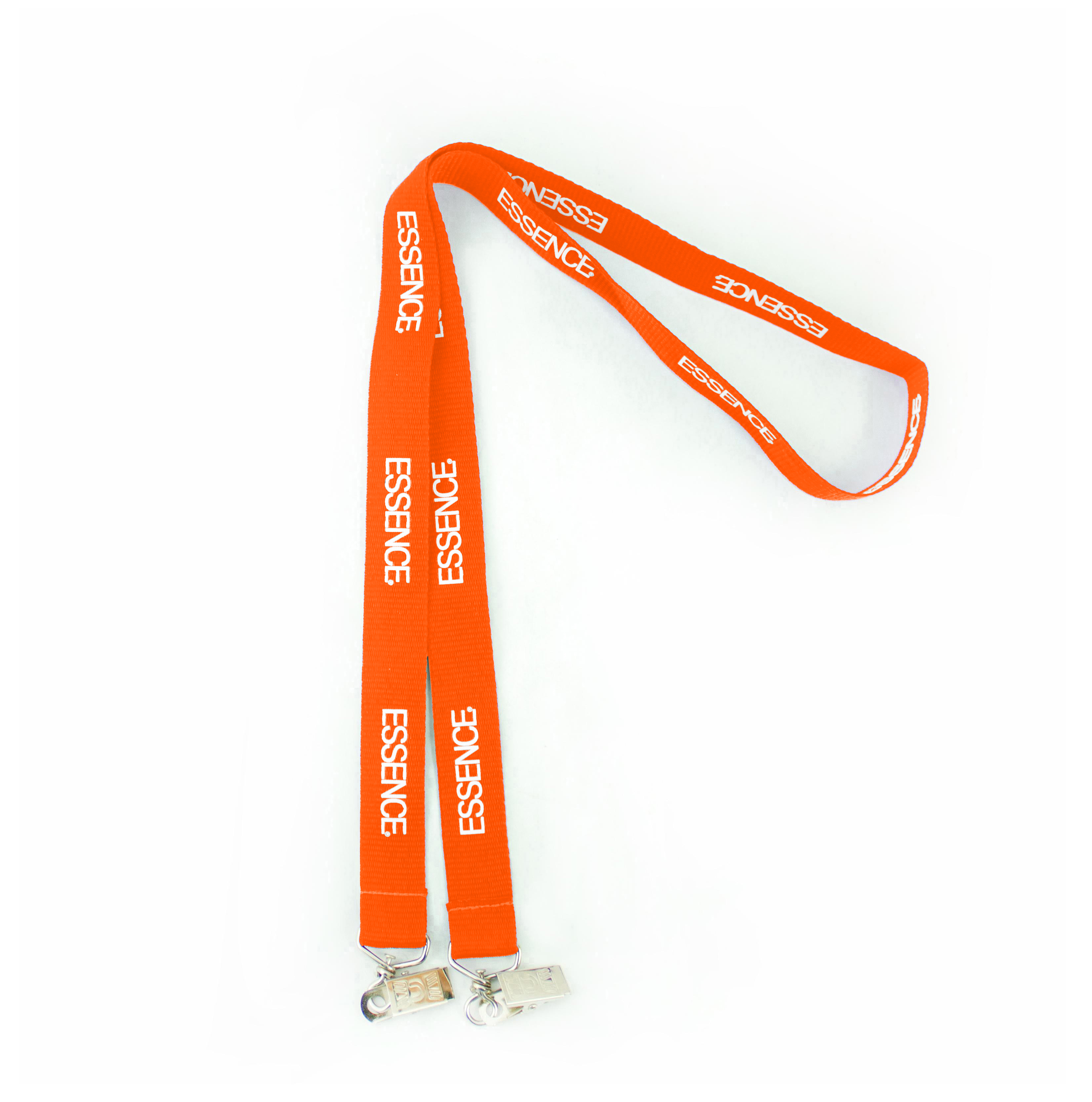 Open Ended Lanyard 36" x 3/4" with 2 Swivel Bull Dog Clips 24