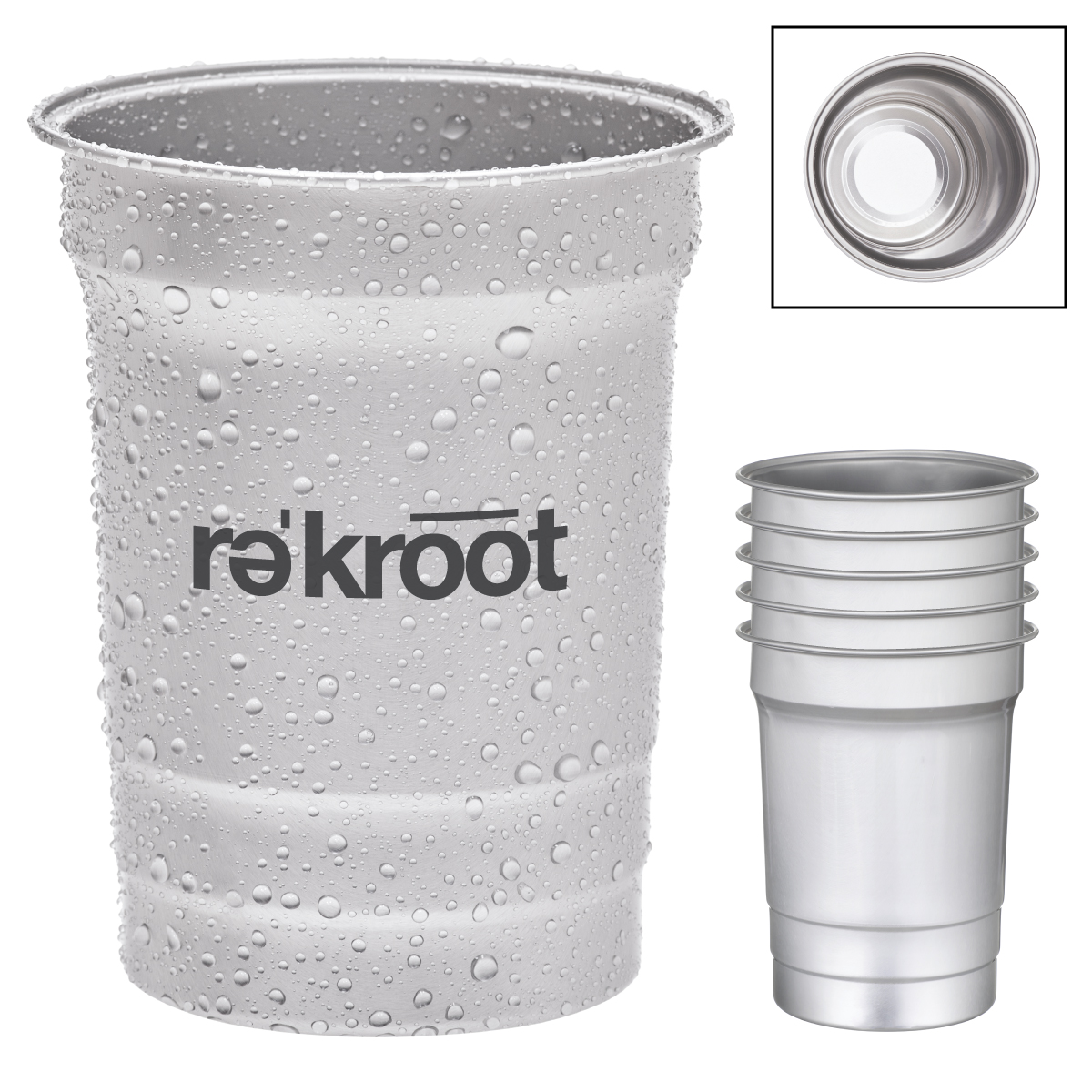20 oz. Recyclable Reusable Aluminum Party Cup