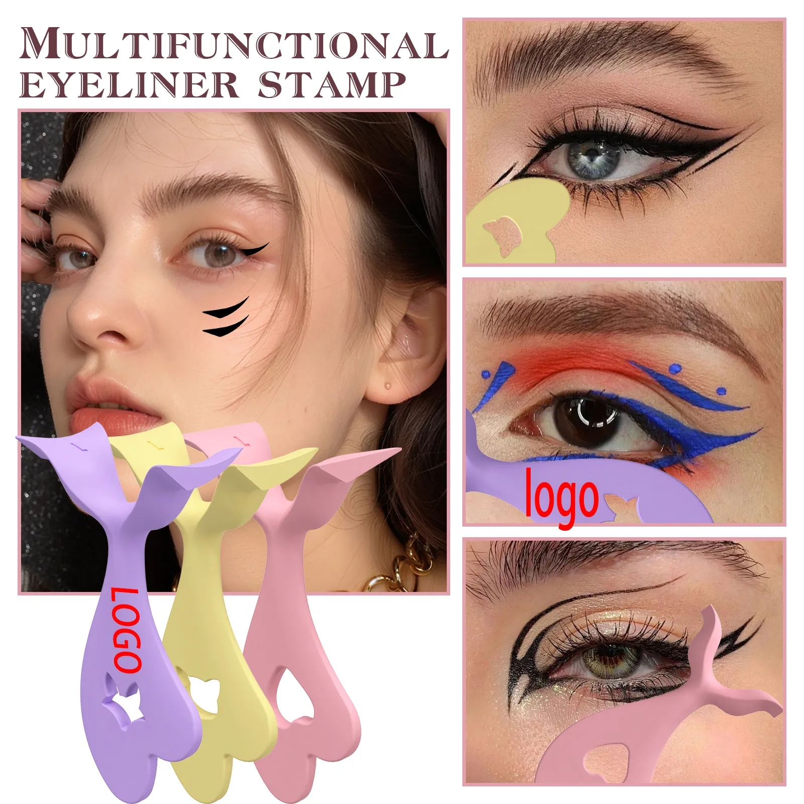 Private Label Eyeliner Stencil Cat Eye Makeup Tool Supplier 1