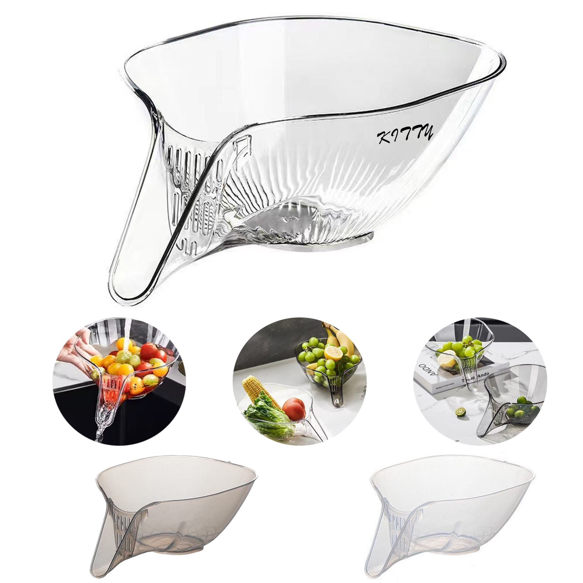 Kitchen Fruit and Vegetable Storage Drainage Basket