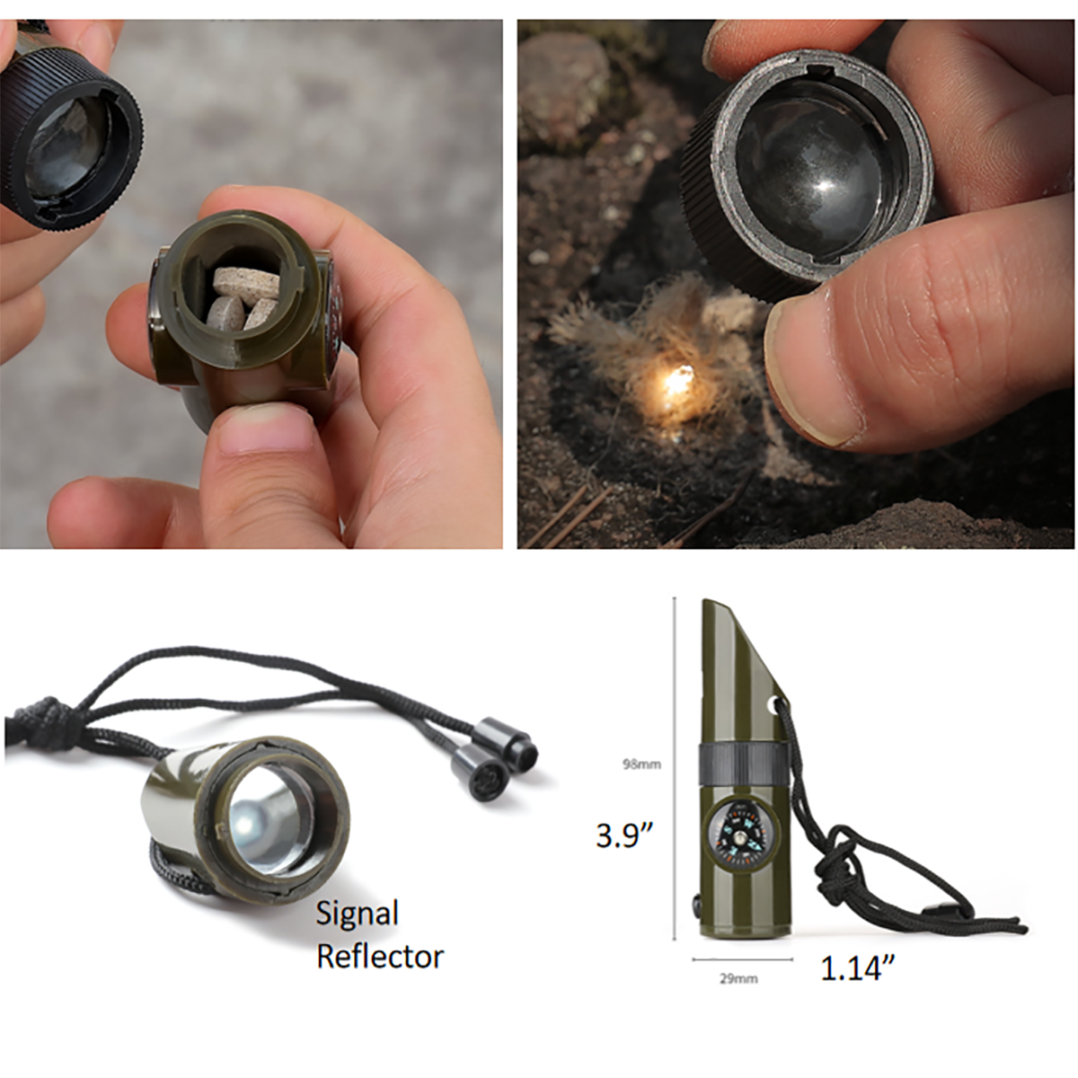 7 In 1 Outdoor Survival whistle 3