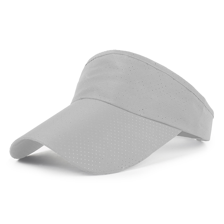 Stock Solid Color Perforated Polyester Visor 25