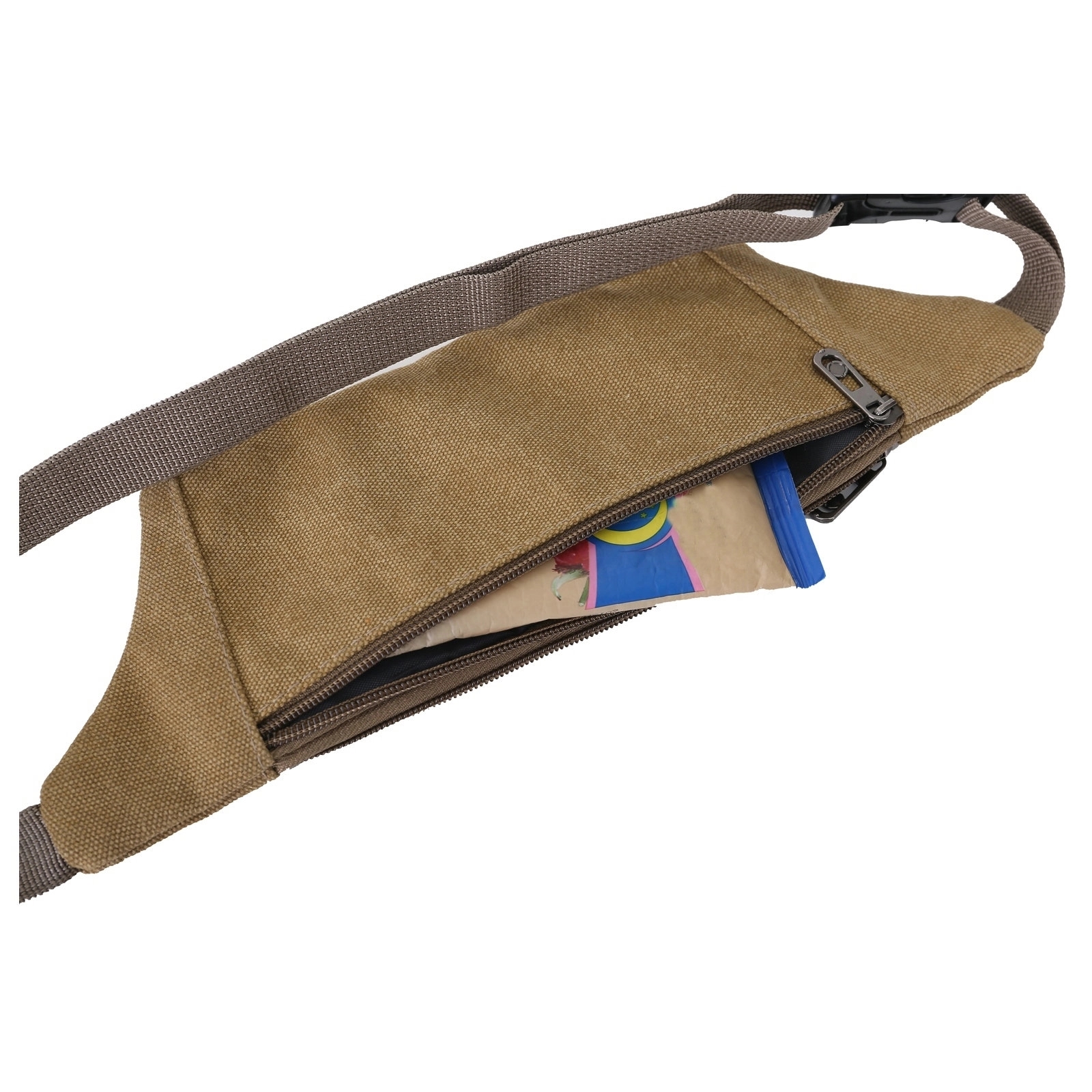 Travel Canvas Fanny Waist Pack For  Cycling Camping Walking 6