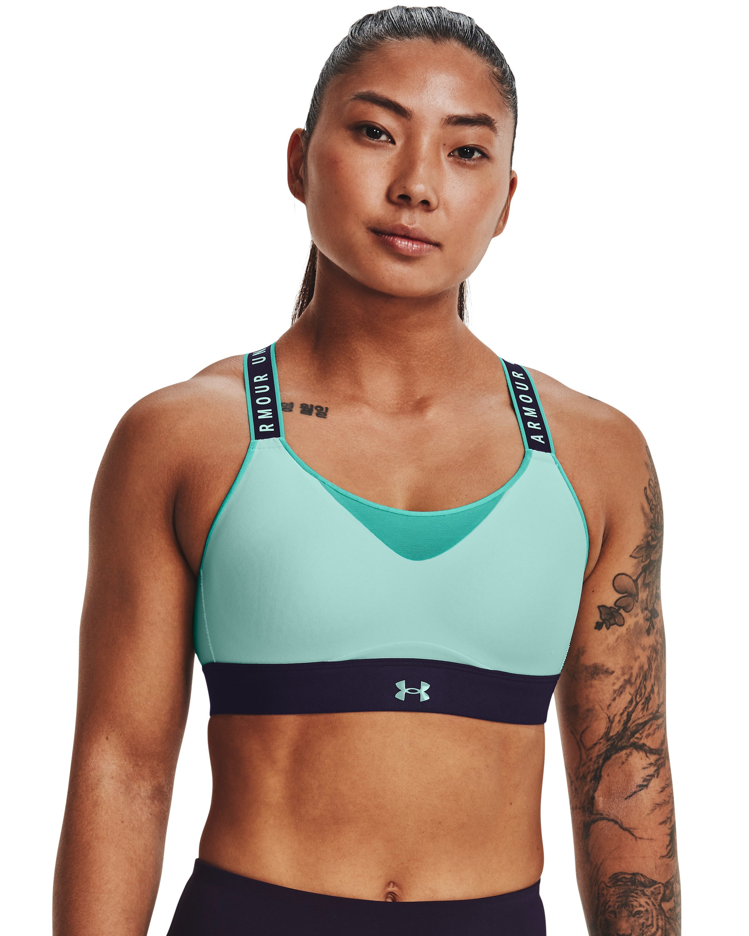 UA Infinity High Blocked Women's Sports Bra 3