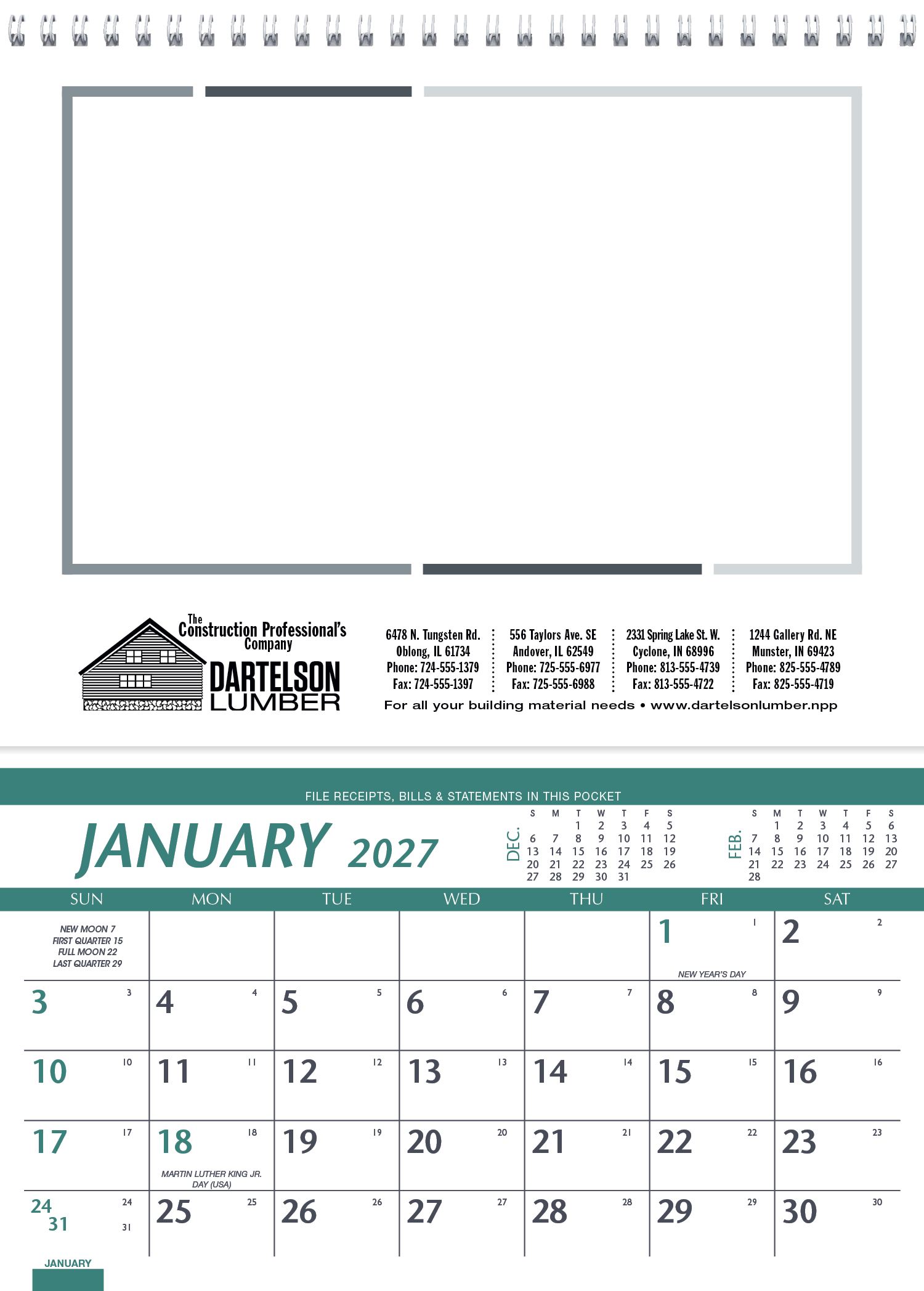 Triumph® Calendars Farm Pocket Calendar 89