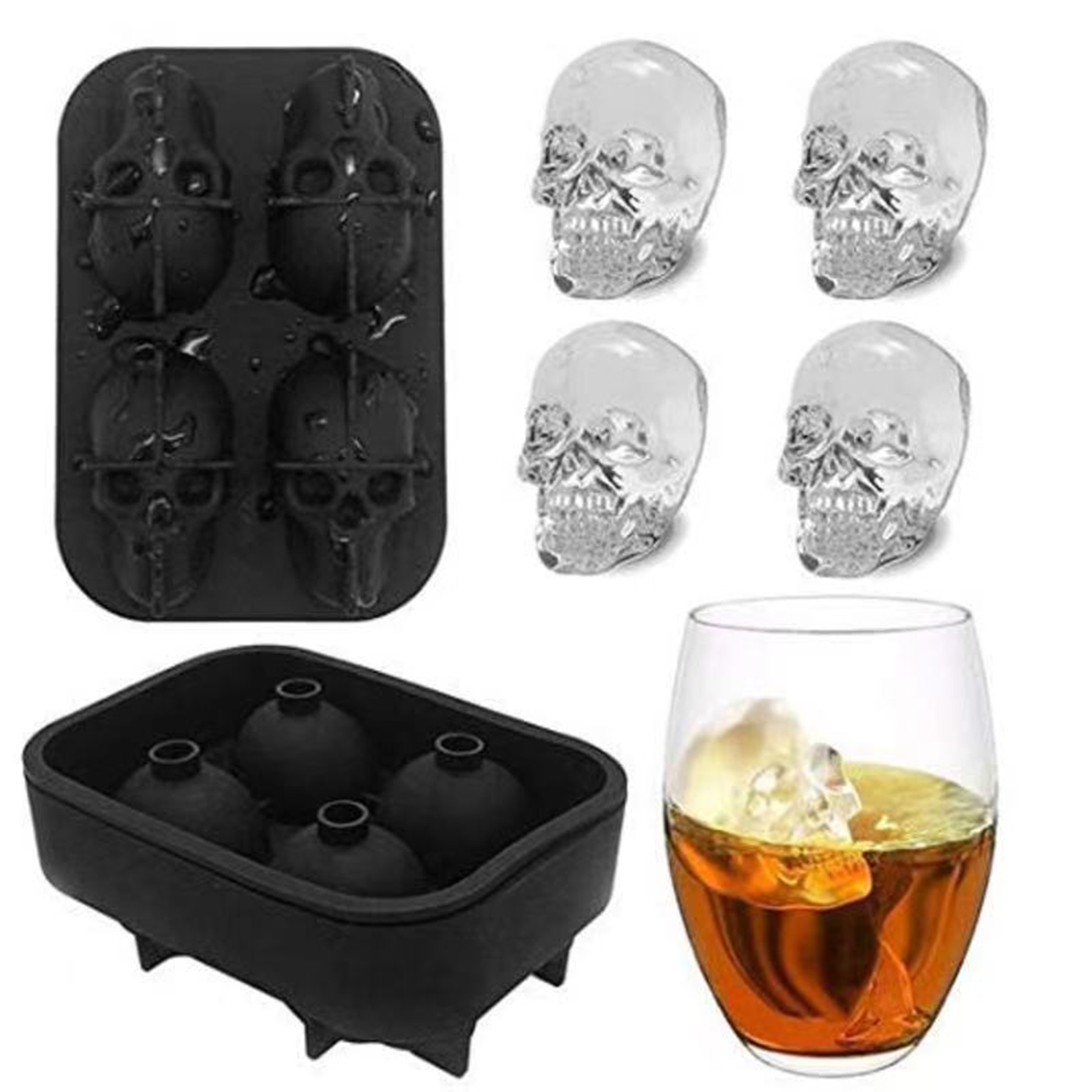 Summer Skull Ice Cube Tray 2