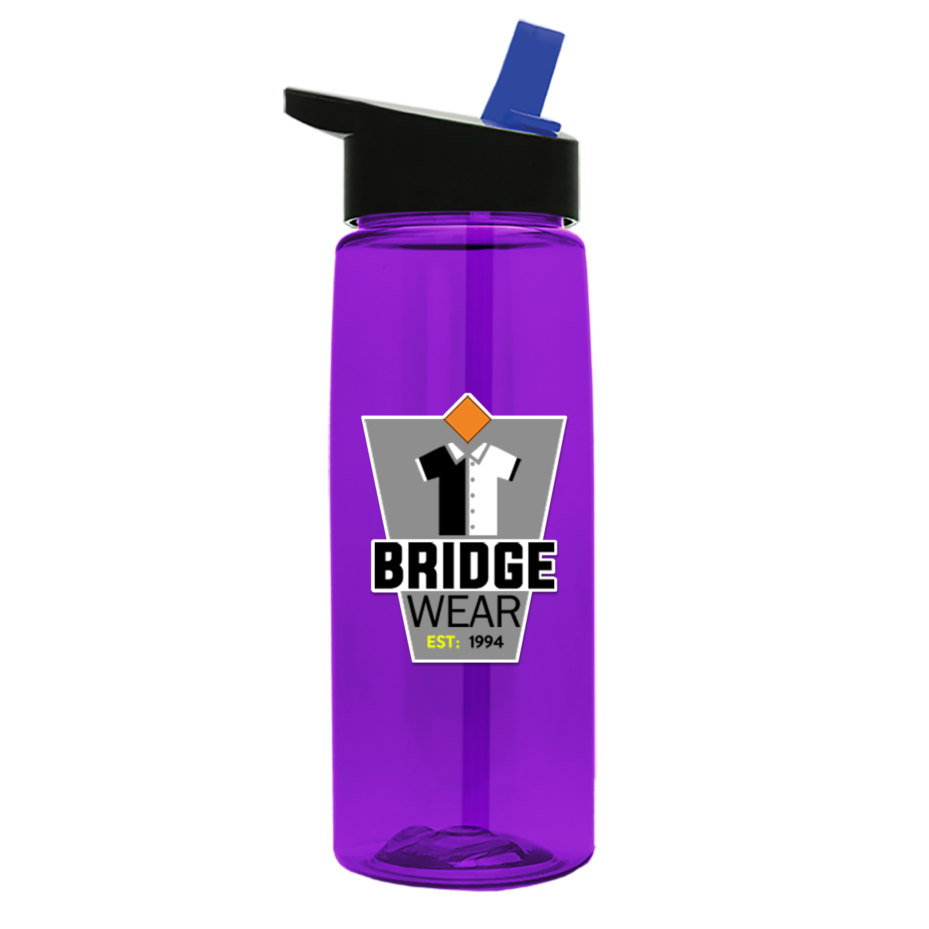 Garyline® Flair Tritan® Bottle with Flip-Straw Lid - 26 oz. 840