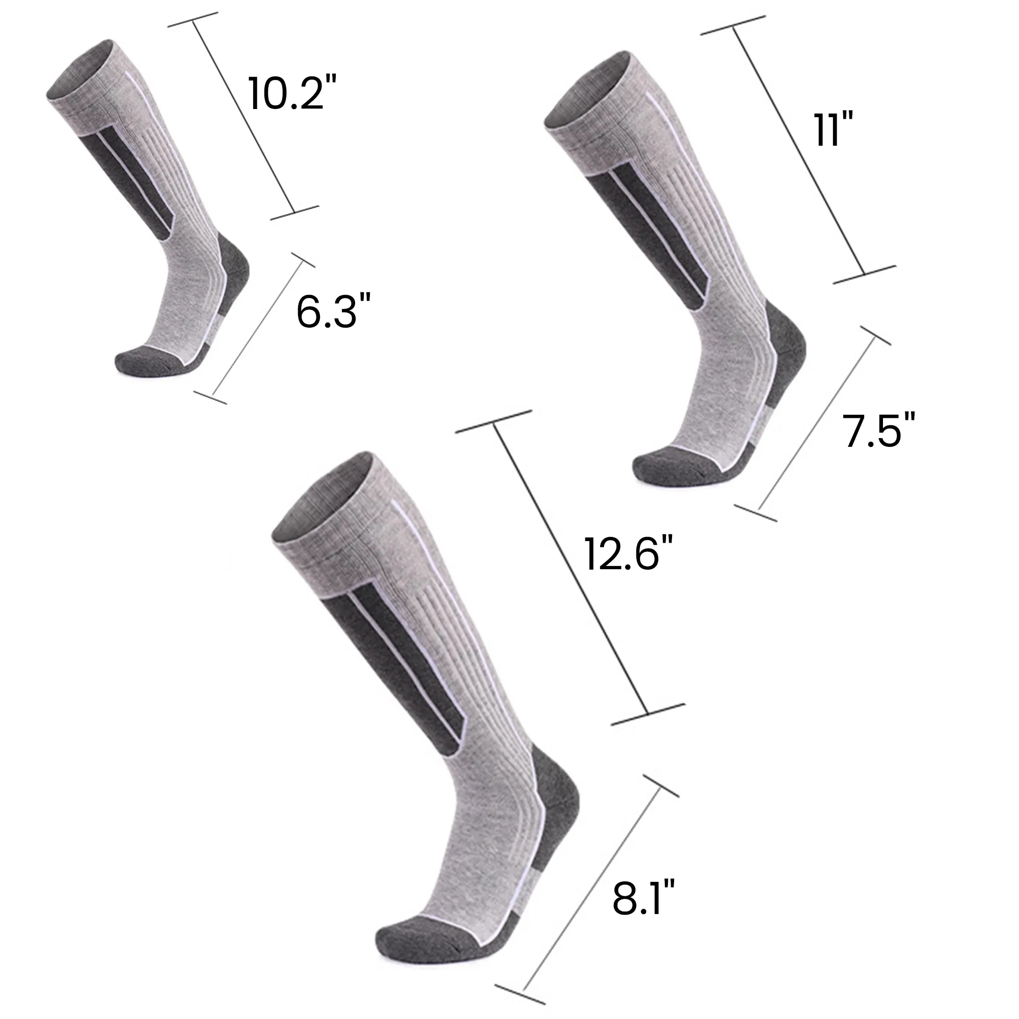 Over The Knee Hiking Socks 2