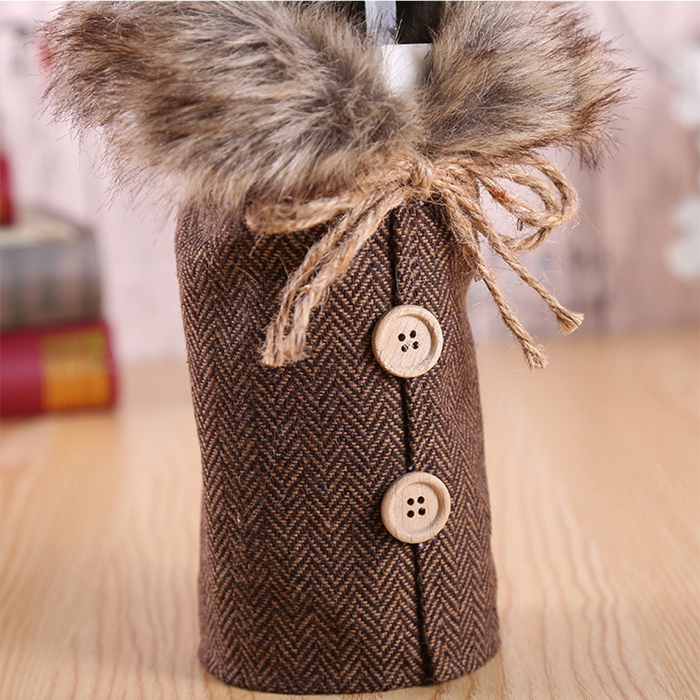 Christmas Wine Bottle Cover 3