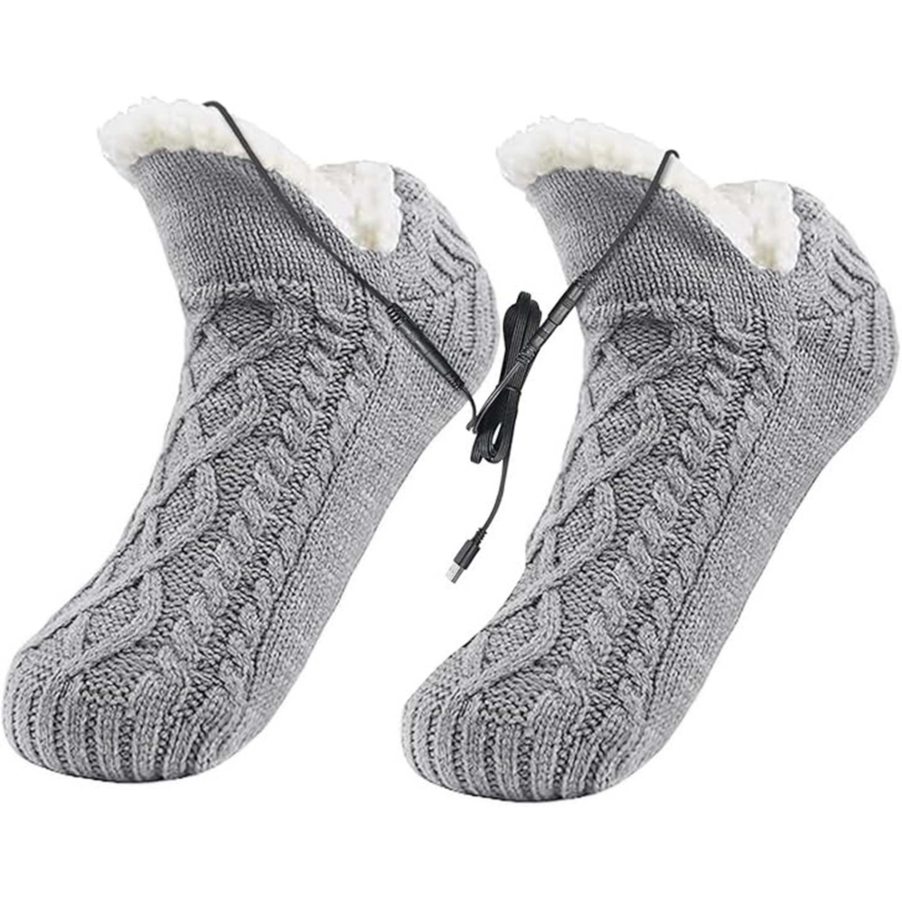 Electric Heated Fleece Socks 4