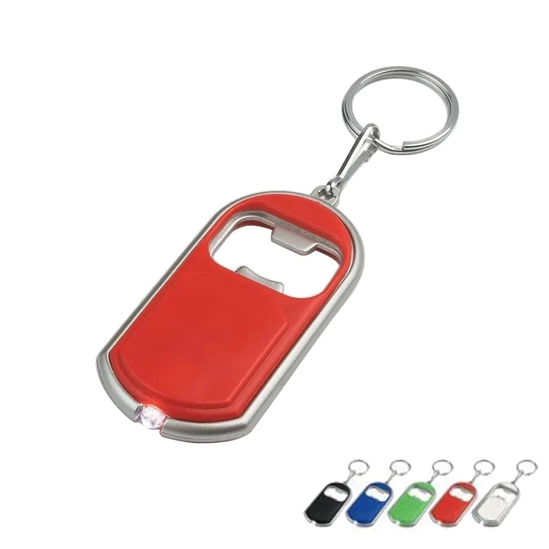 Aluminum Plain Bottle Opener with Keychain 4