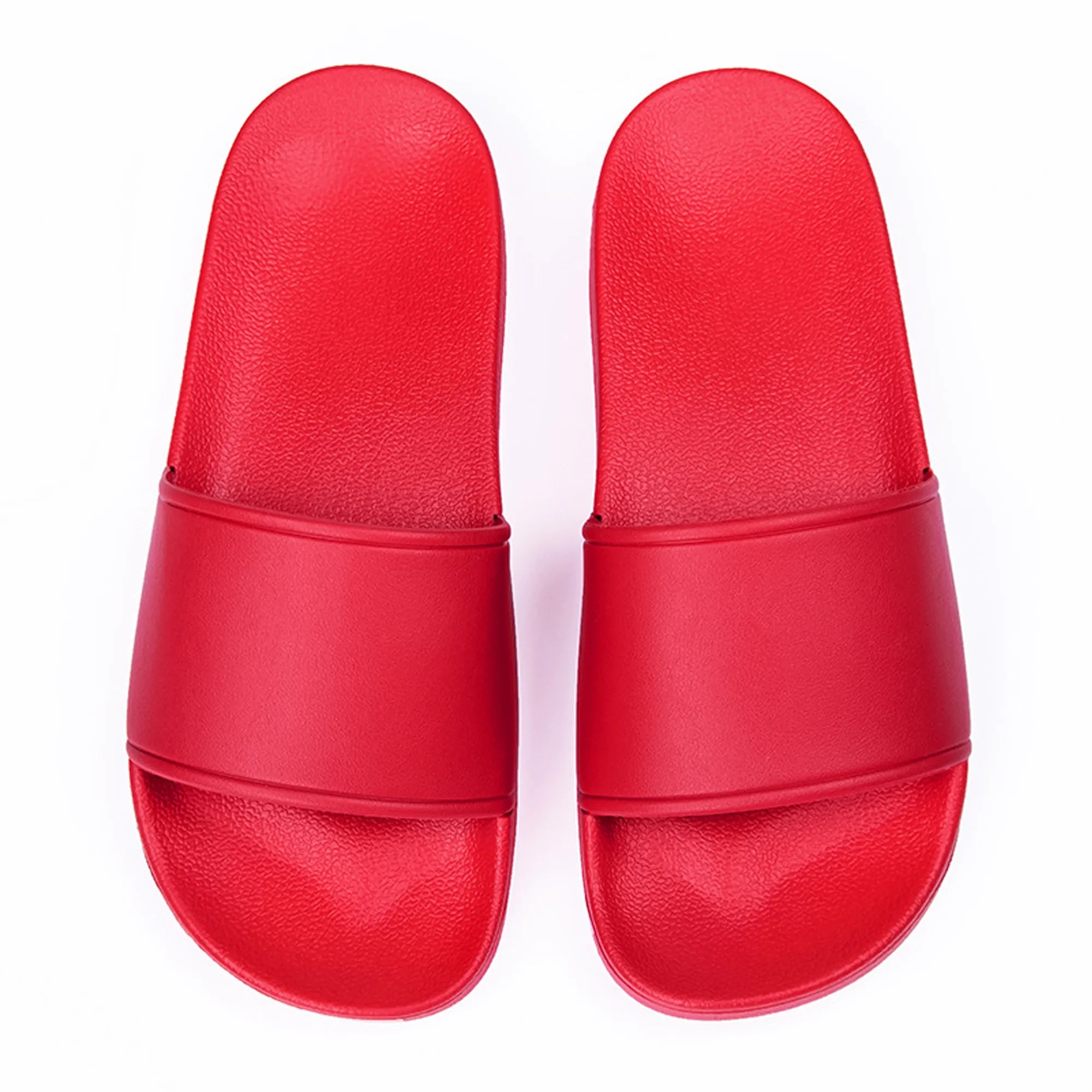MOQ 50PCS Custom Home PVC Non-slip Slipper Slide Sandals 8