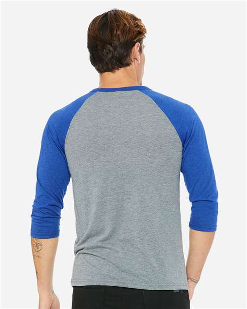 Unisex Three-Quarter Sleeve Baseball Tee - 3200 13