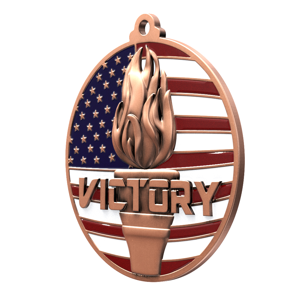 Victory Patriotic Medallion (2-3/4") 13