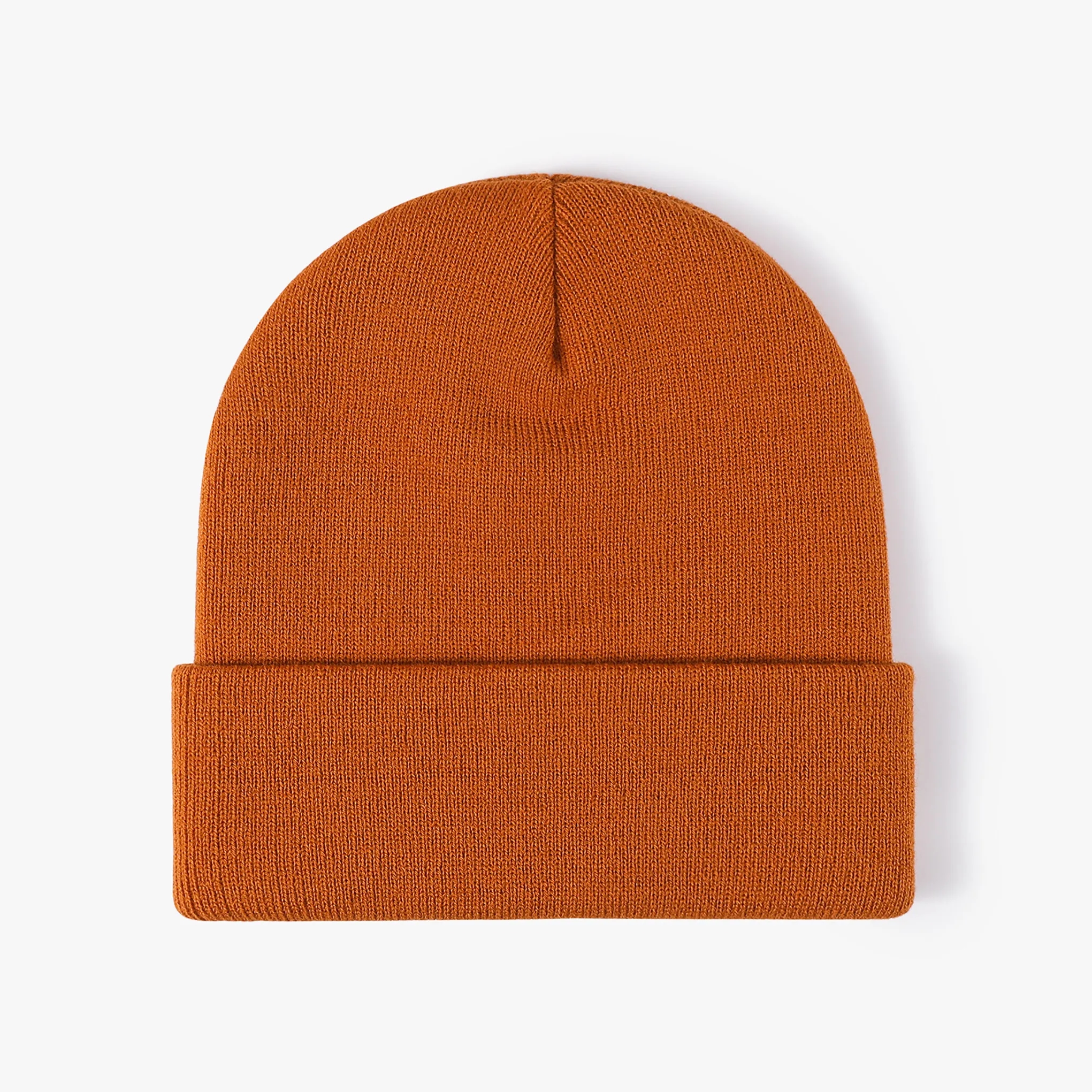 Unisex Acrylic Knit Cuffed Beanie Caps 20