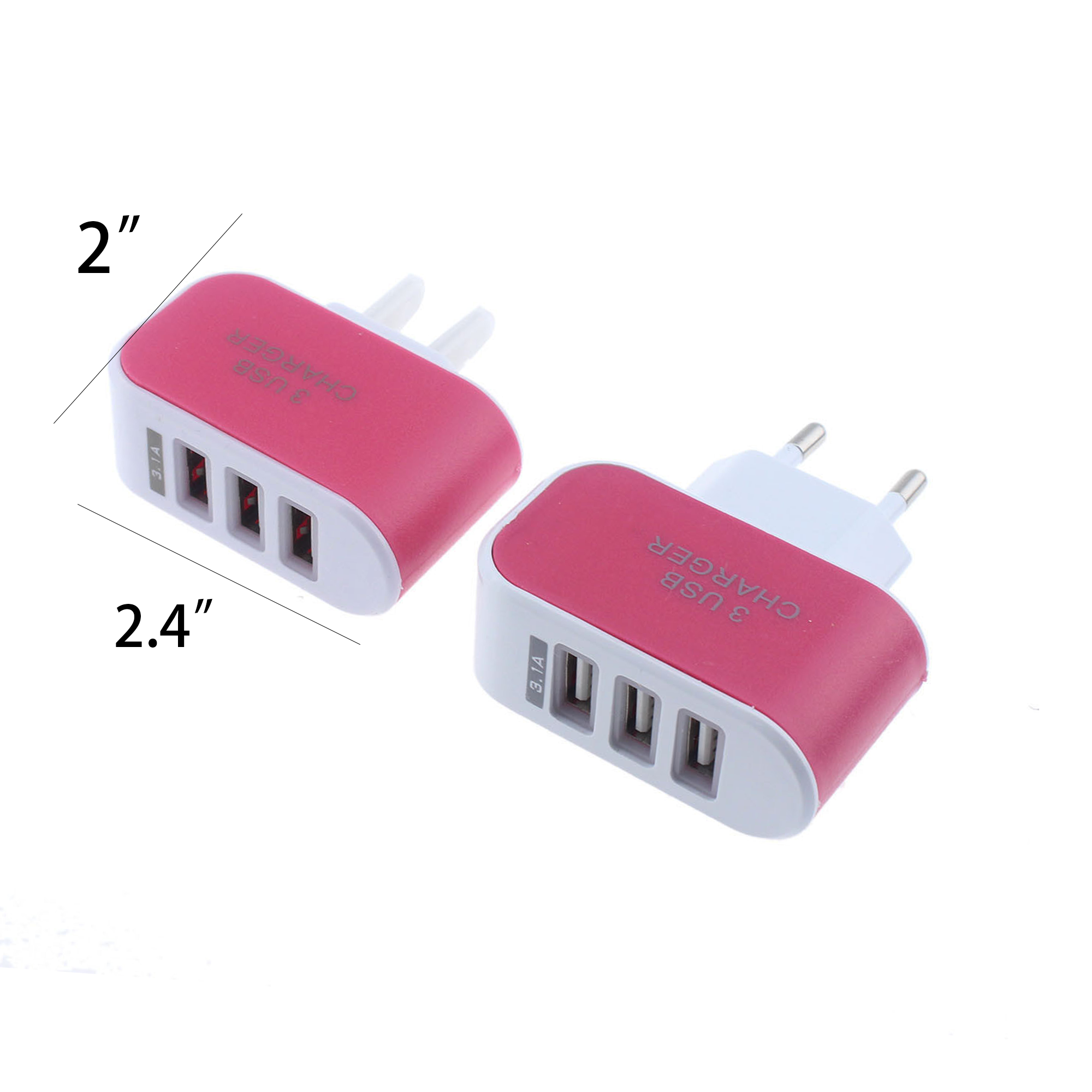Portable 3 Port USB Charger 3