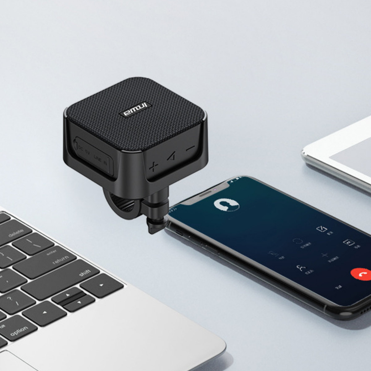 Compact Bluetooth Speaker for Bike W/ Hands-Free Calling 5