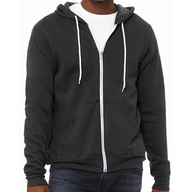 Bella Unisex Poly-Cotton Fleece Full-Zip Hoodie 91