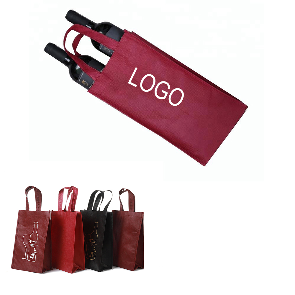 Non-Woven 2 Bottle Wine Bag 1