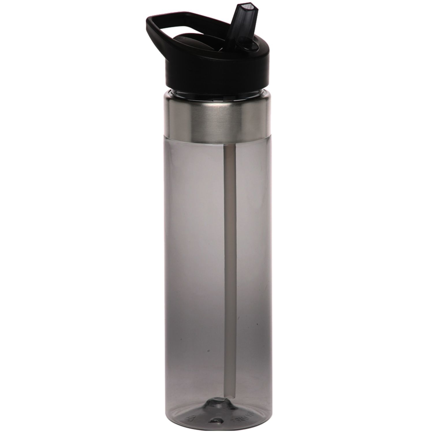 24 oz. BPA Plastic Translucent Sports Bottle w/ Flip-top lid