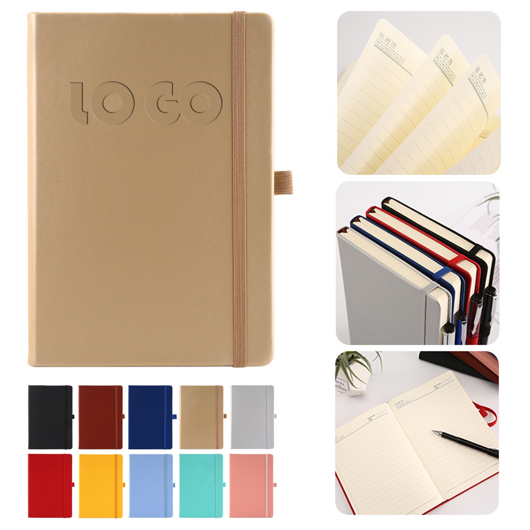 Leather Cover Notebook Custom Journal 2