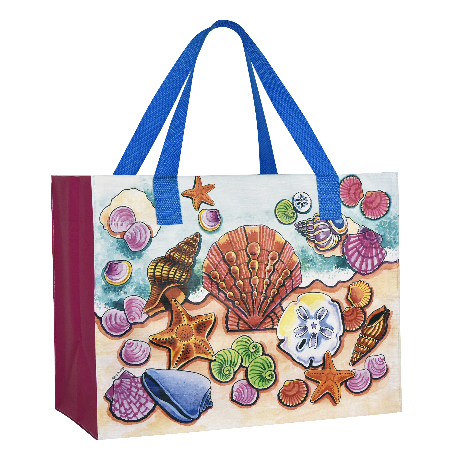 Custom Full-Color 180g Laminated PET Woven Bag (Made of Recycled Bottles) 18x12x6 1
