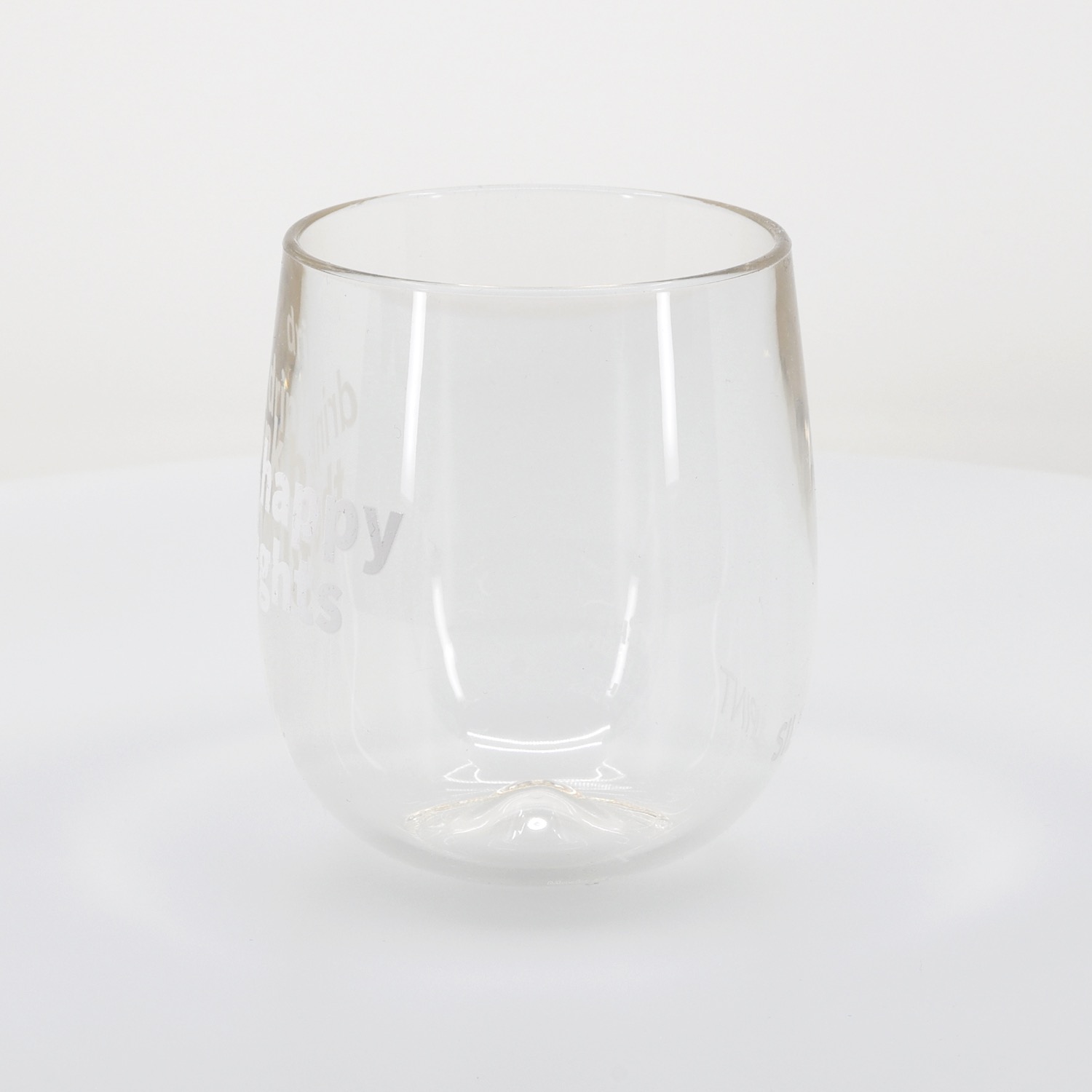 Silipint® Clear Stemless Wine Glass - 12 oz. 52