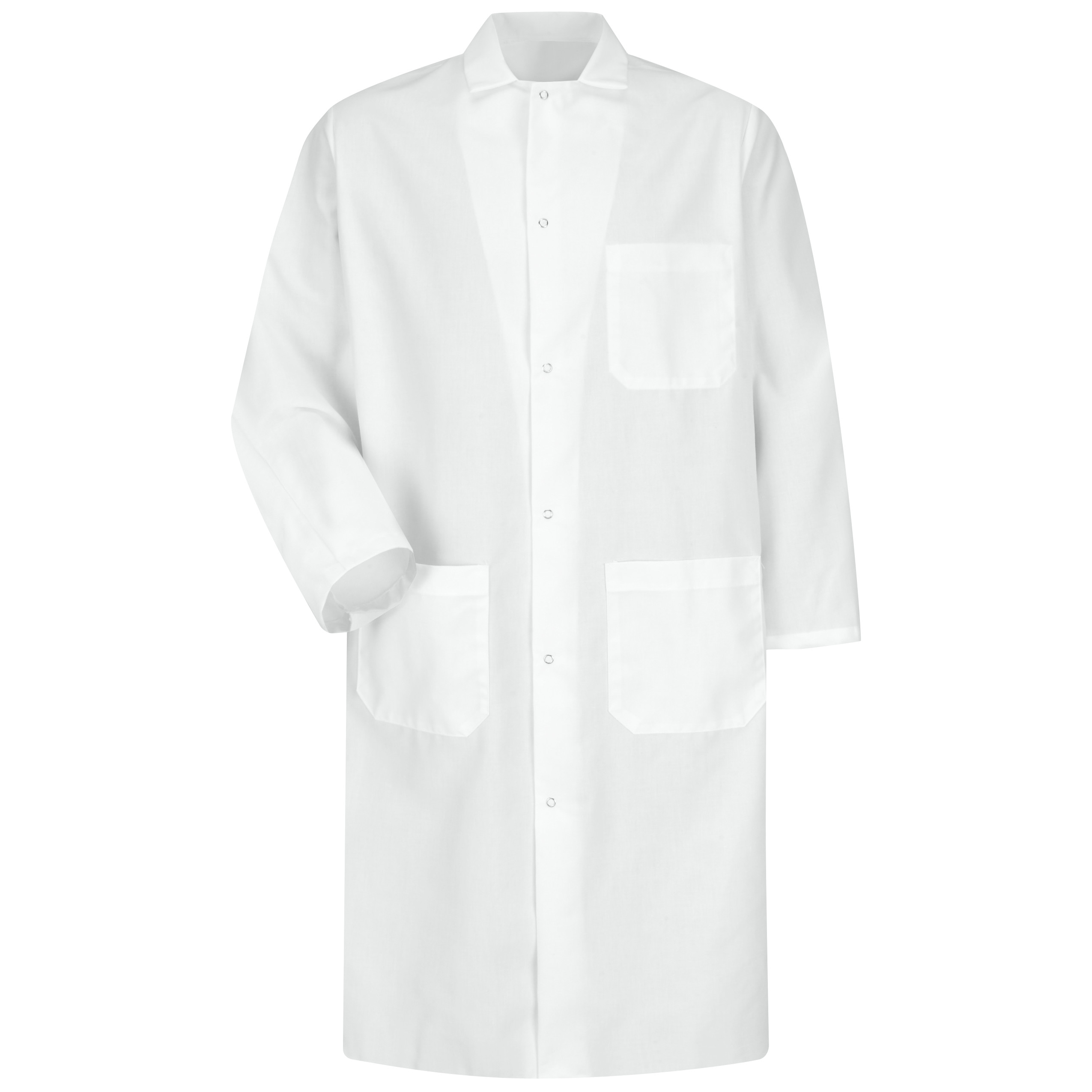 Red Kap® Gripper-Front Spun Polyester Butcher Coat with Interior Pocket 2