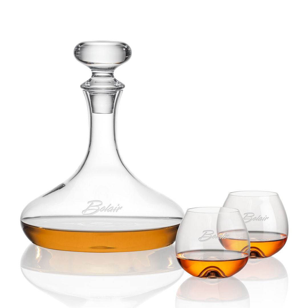 Stratford Decanter & Boston Stemless Cognac 2