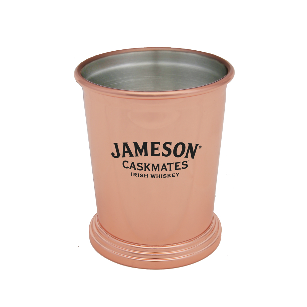 Julep 14 Oz. Single-Wall Stainless Steel Mint Julep Cup 1